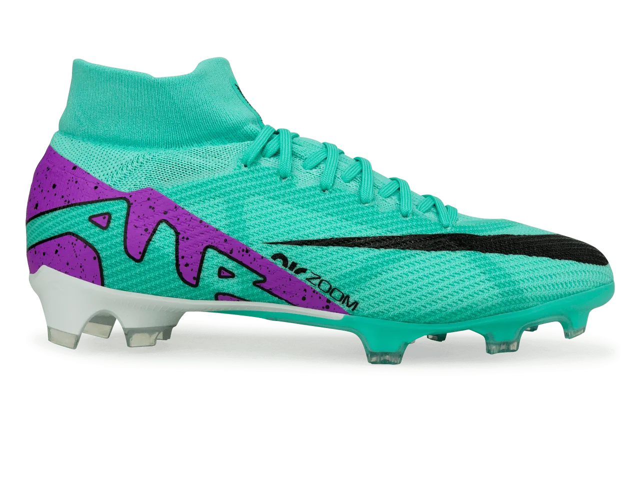 Nike Men's Zoom Mercurial Superfly 9 Pro FG Turquoise/Black/Purple