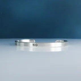 No Inspiration Bracelet