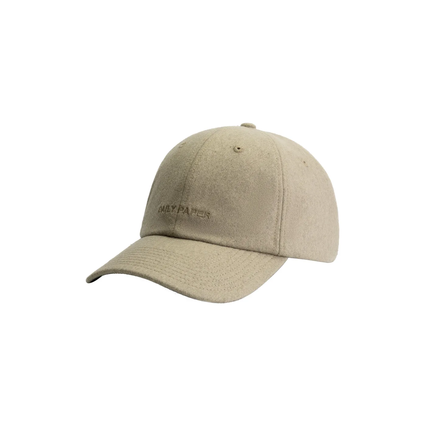 Pelican Beige Logo Wool Cap