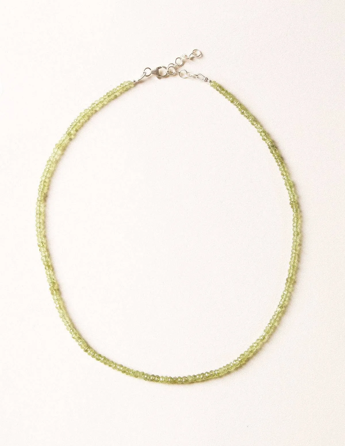 Peridot Bead Necklace