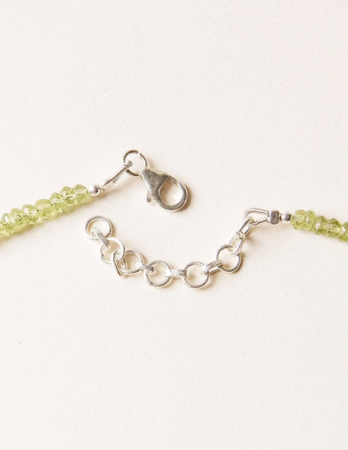 Peridot Bead Necklace