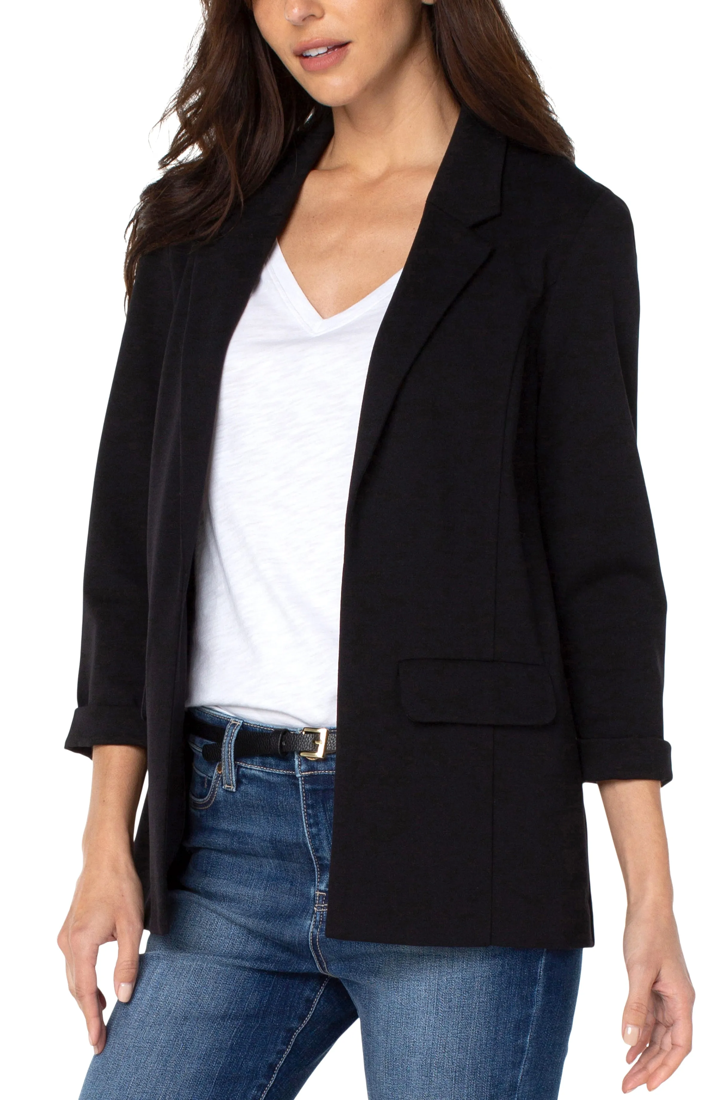 PETITE BOYFRIEND BLAZER WITH PRINCESS DARTS