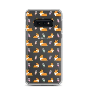 "Bubble Tea Corgis" Samsung Phone Case