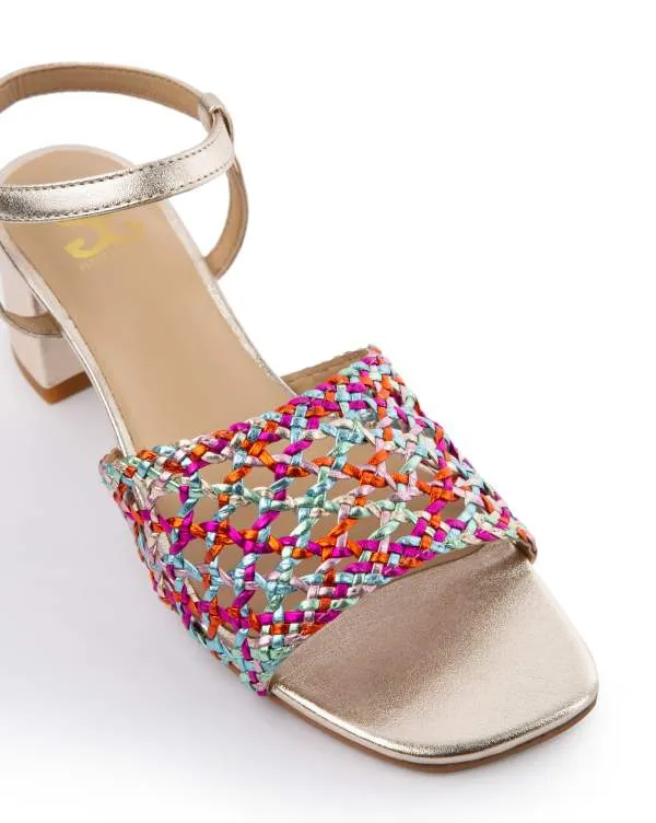 Rainbow Sprinkles : Sandal Heels