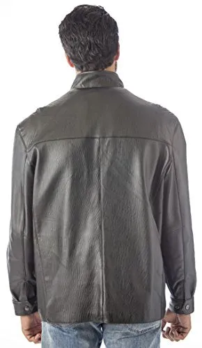 REED Men's 27'' Suave Leather Jacket in English Lamb - Imported