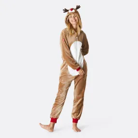 Reinsdyr Onesie Dame