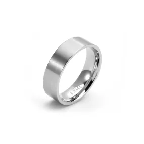 RG600W B.Tiff Simplicity 6 Stainless Steel Stacking Plain Ring