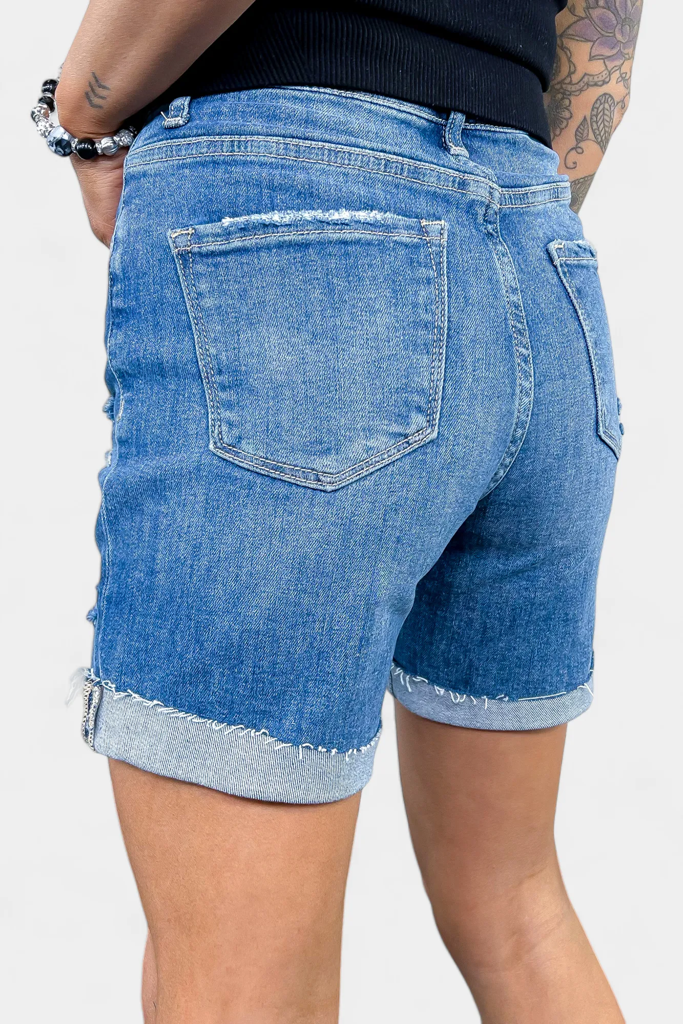 Risen RDS6047 Denim Shorts