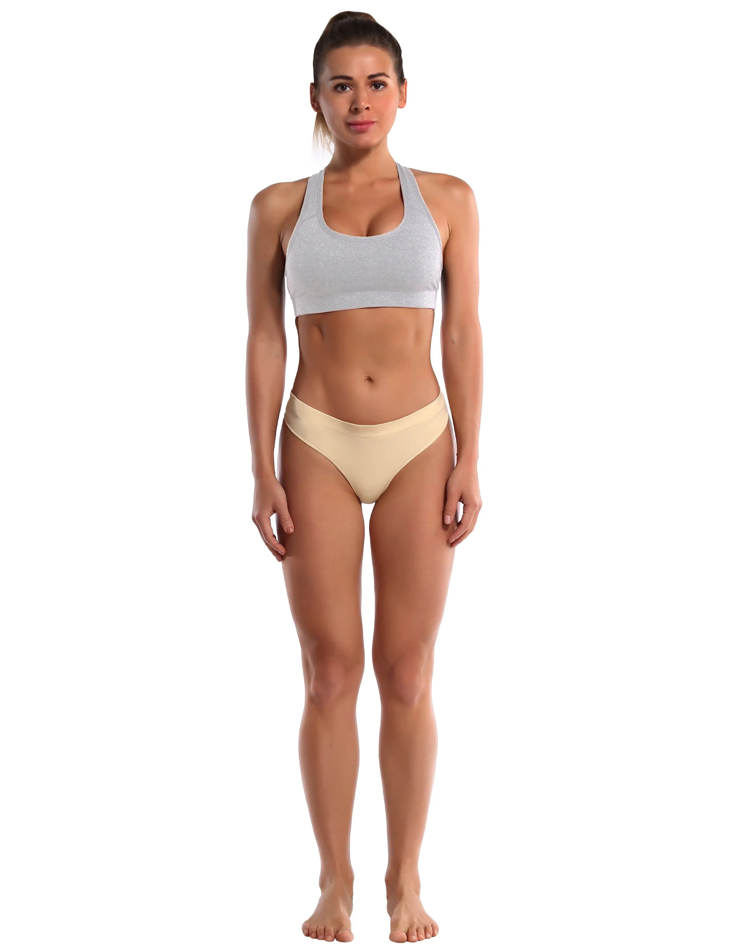 Seamless Sports Thongs Underwear skin