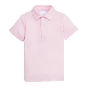 Short Sleeve Polo - Light Pink