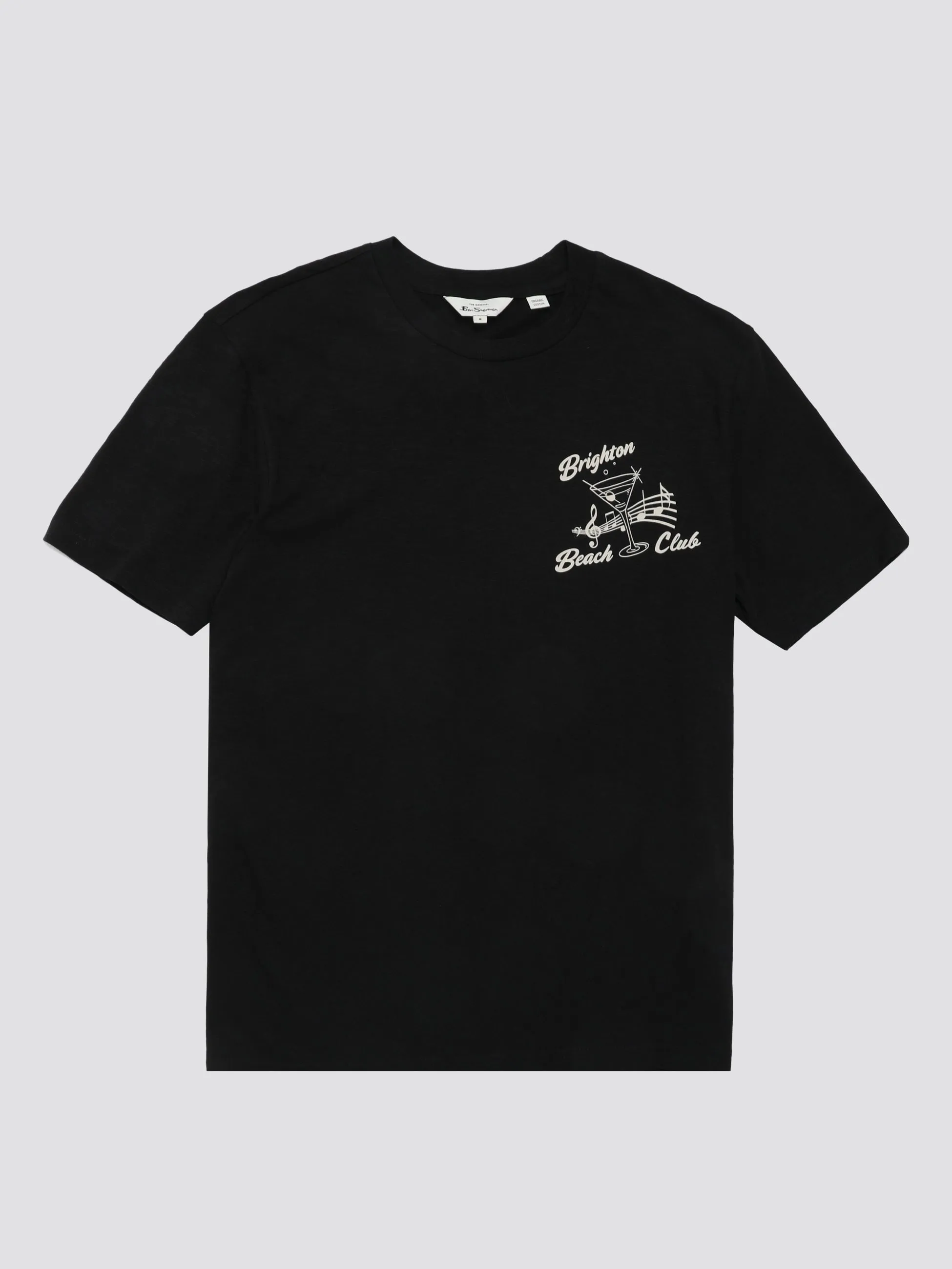 Signature Brighton Beach Club Tee - Black