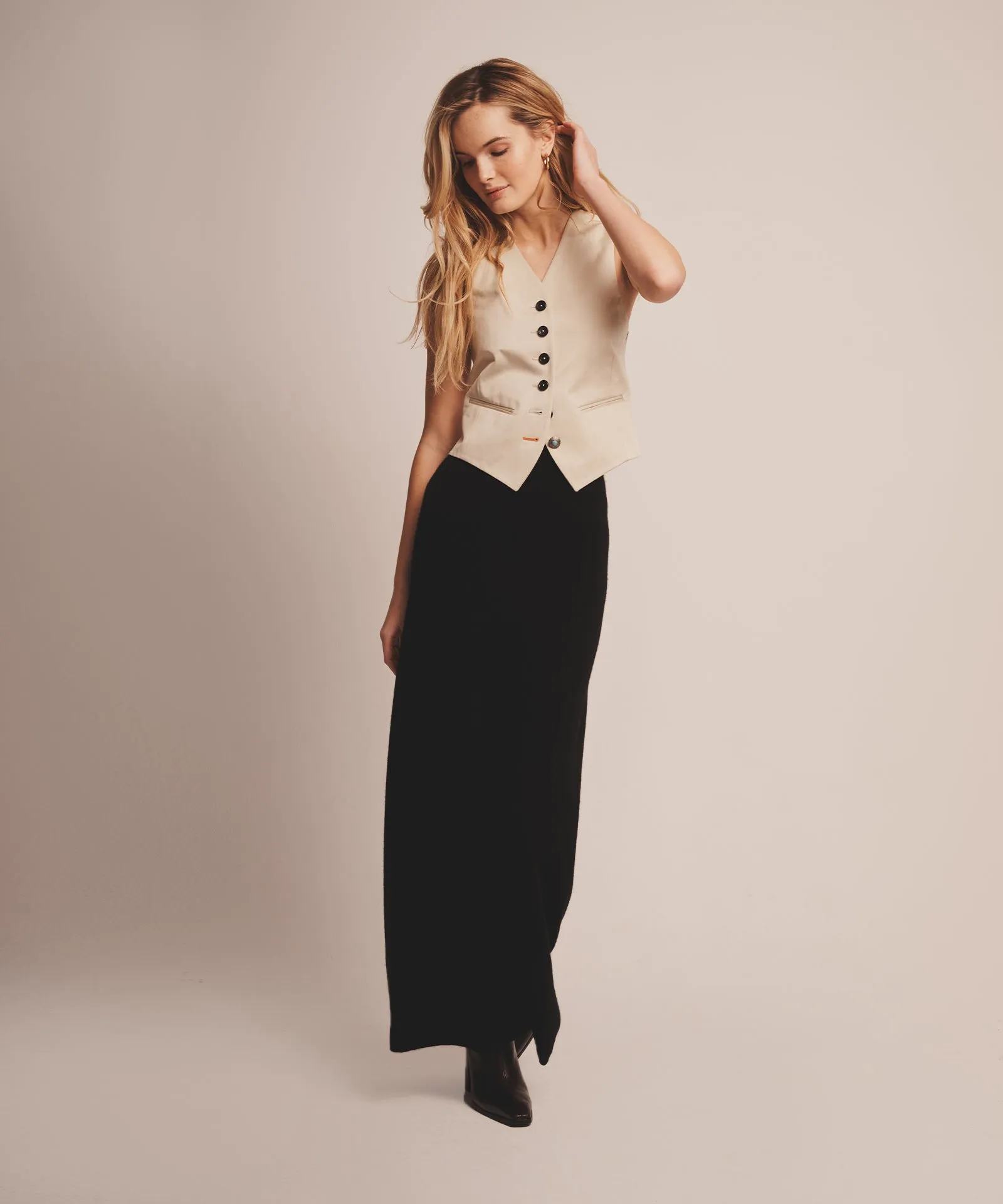 Signature Cashmere Maxi Skirt