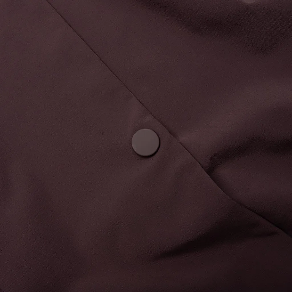 S/S Nylon Shirt - Plum