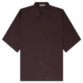 S/S Nylon Shirt - Plum