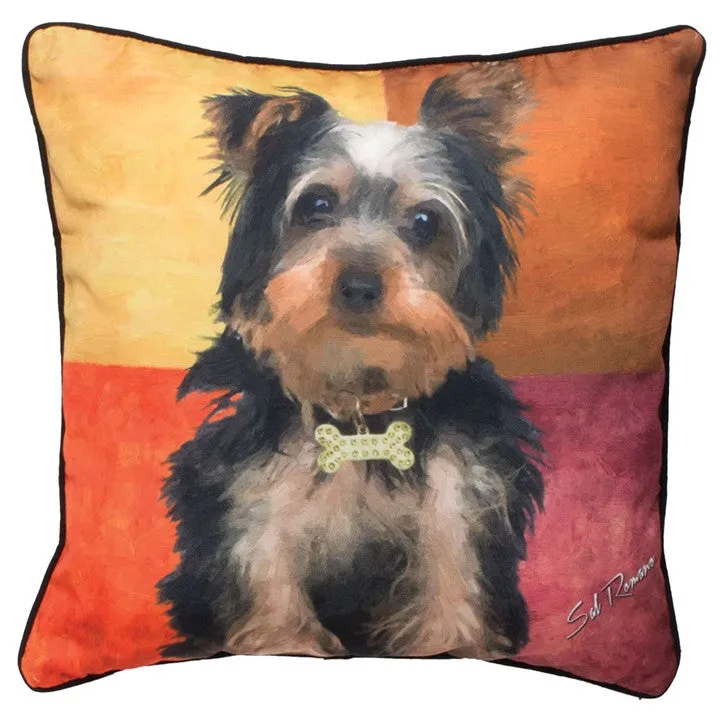 Stewie the Yorkie Pillow