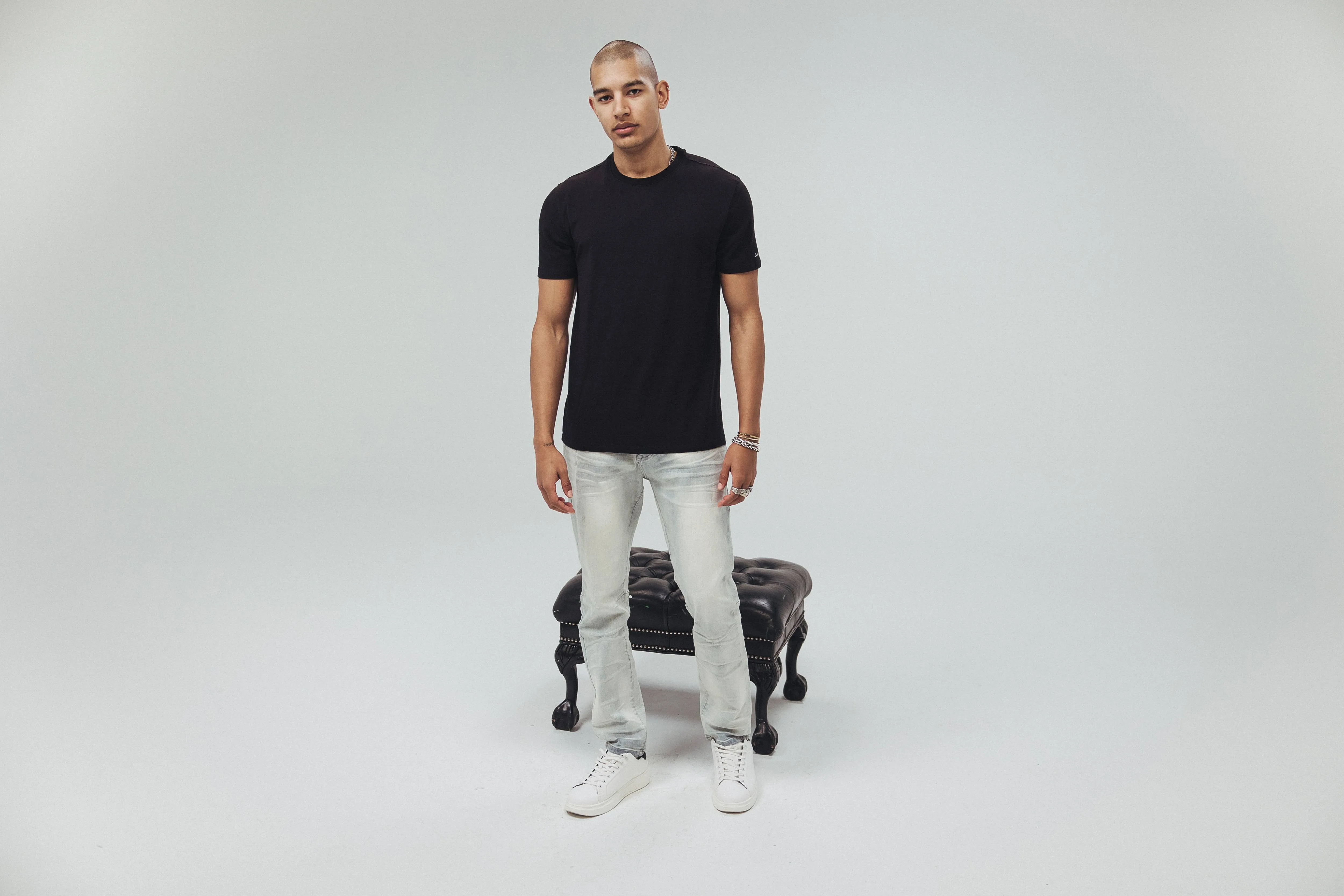 Stone Washed Basic Jeans - Norwich Blue