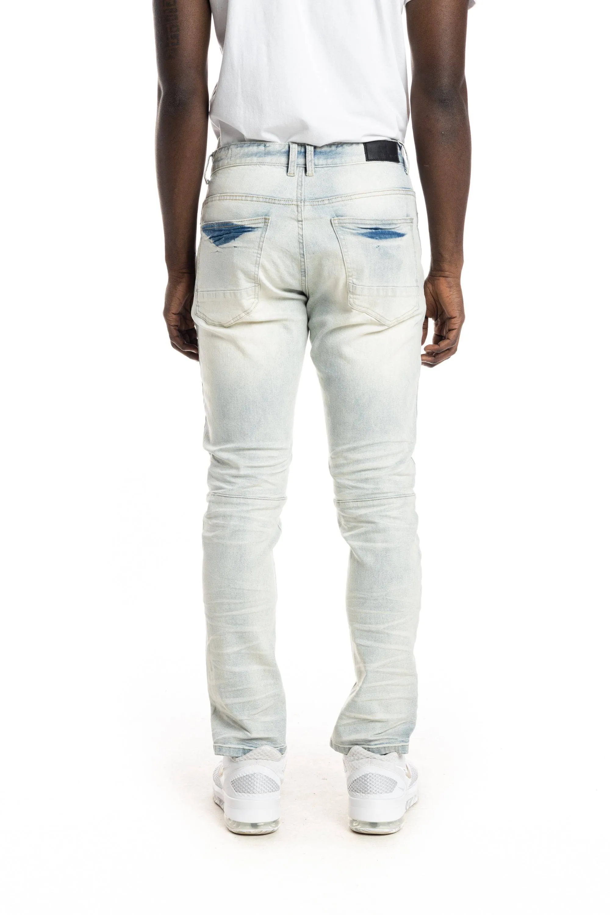 Stone Washed Basic Jeans - Norwich Blue