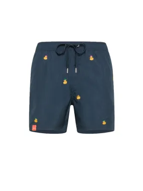 Swim Pant Small Embroidery - Navy Blue