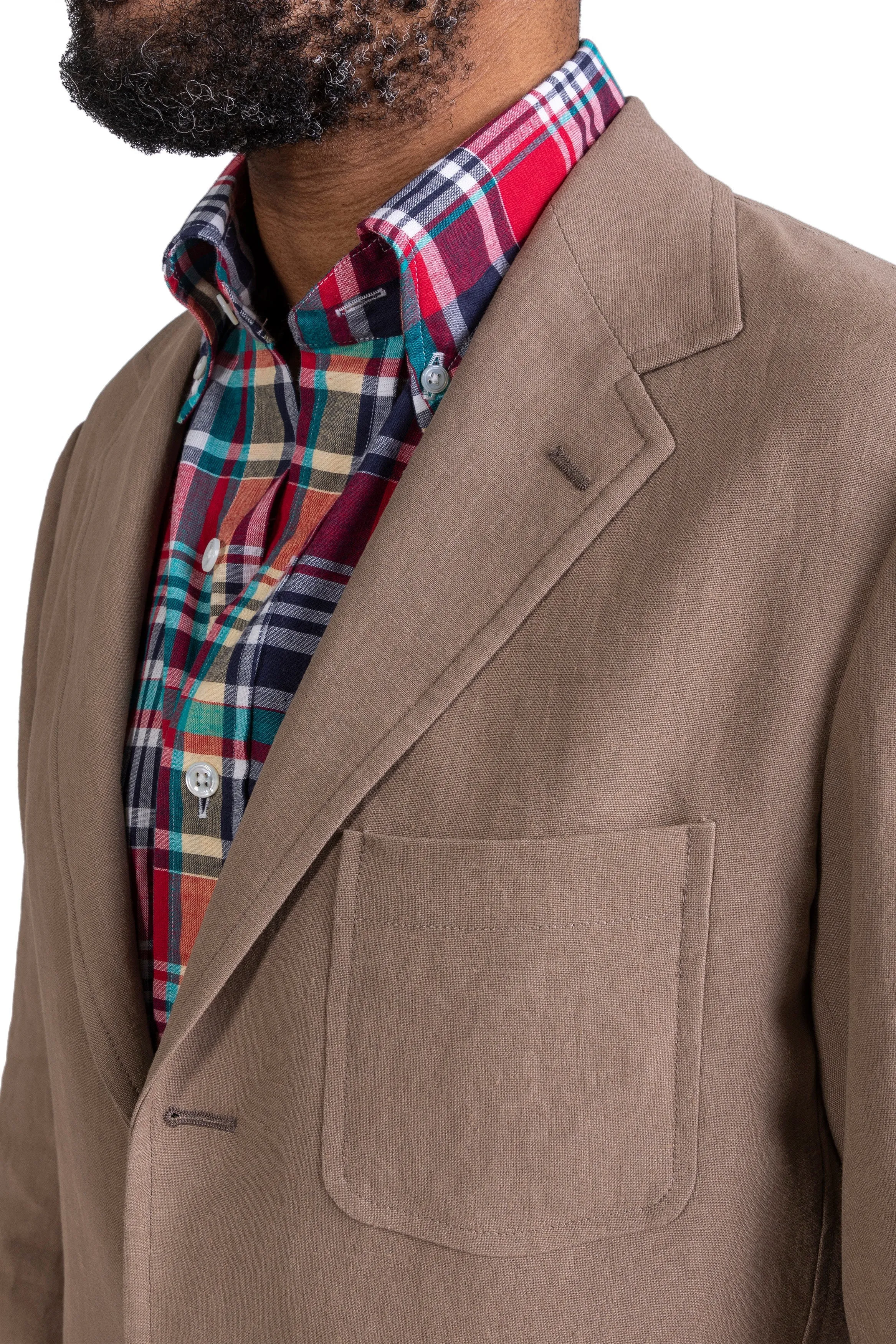 The Armoury Model 11 Brown Solbiati Linen Sport Coat