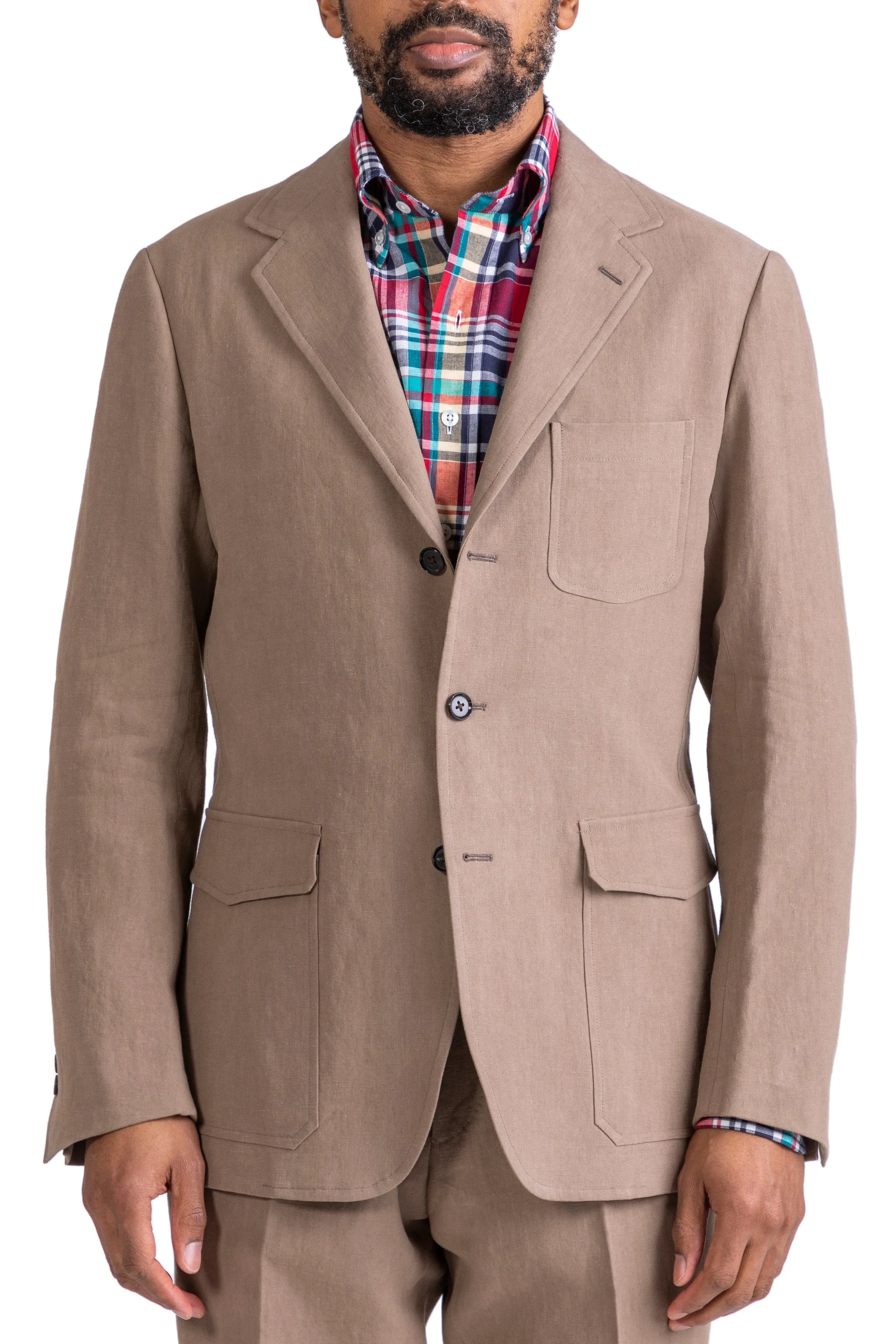 The Armoury Model 11 Brown Solbiati Linen Sport Coat