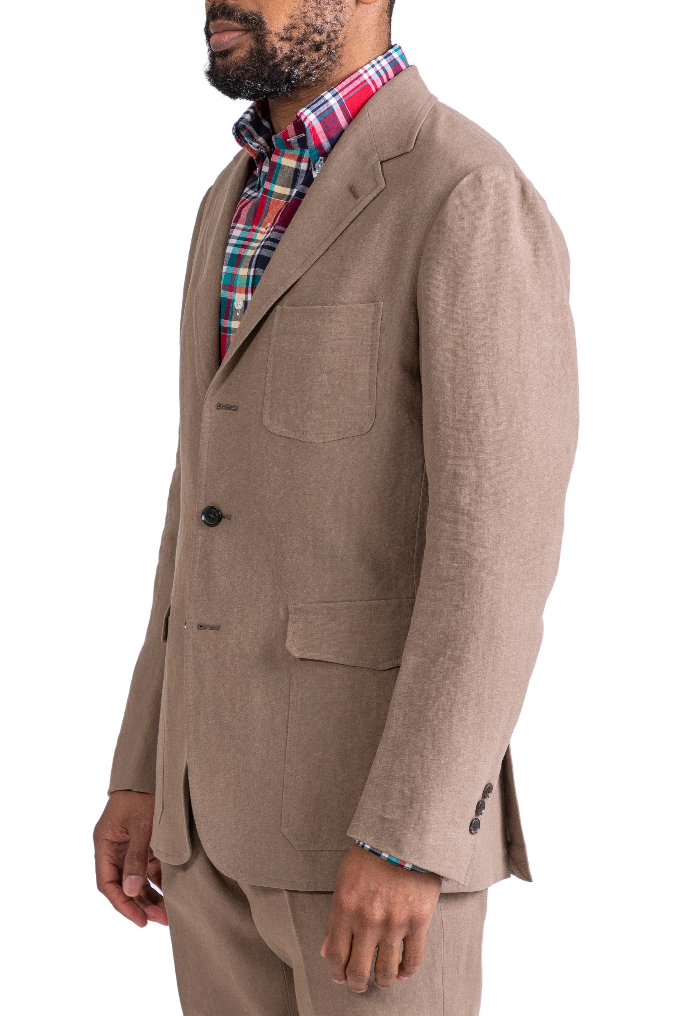 The Armoury Model 11 Brown Solbiati Linen Sport Coat