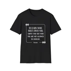 To Learn Who Rules Over You, Men's Lightweight Fashion Tee