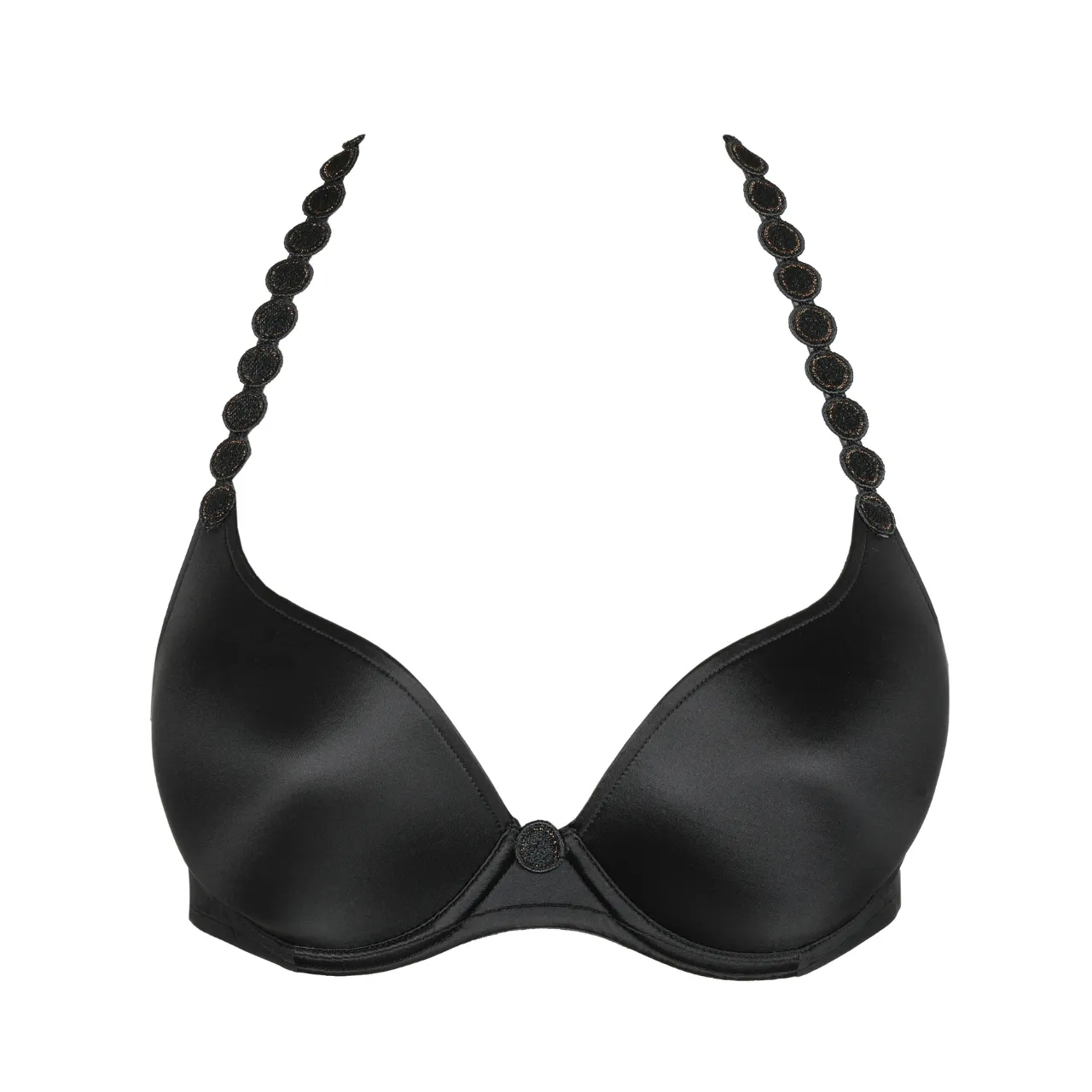 Tom Heart Shape Bra in Graphite Grey