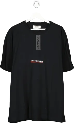 Vanquish Black Athletics Division Fitted T Shirt UK L