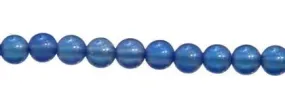 Wholesale Blue Agate Bead Ball Round Shape Gemstones 2mm