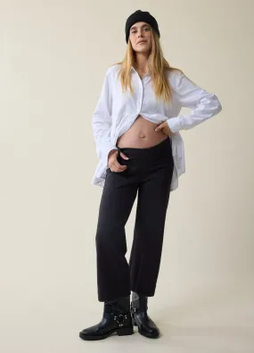 Wide Leg Ponte Maternity Pant