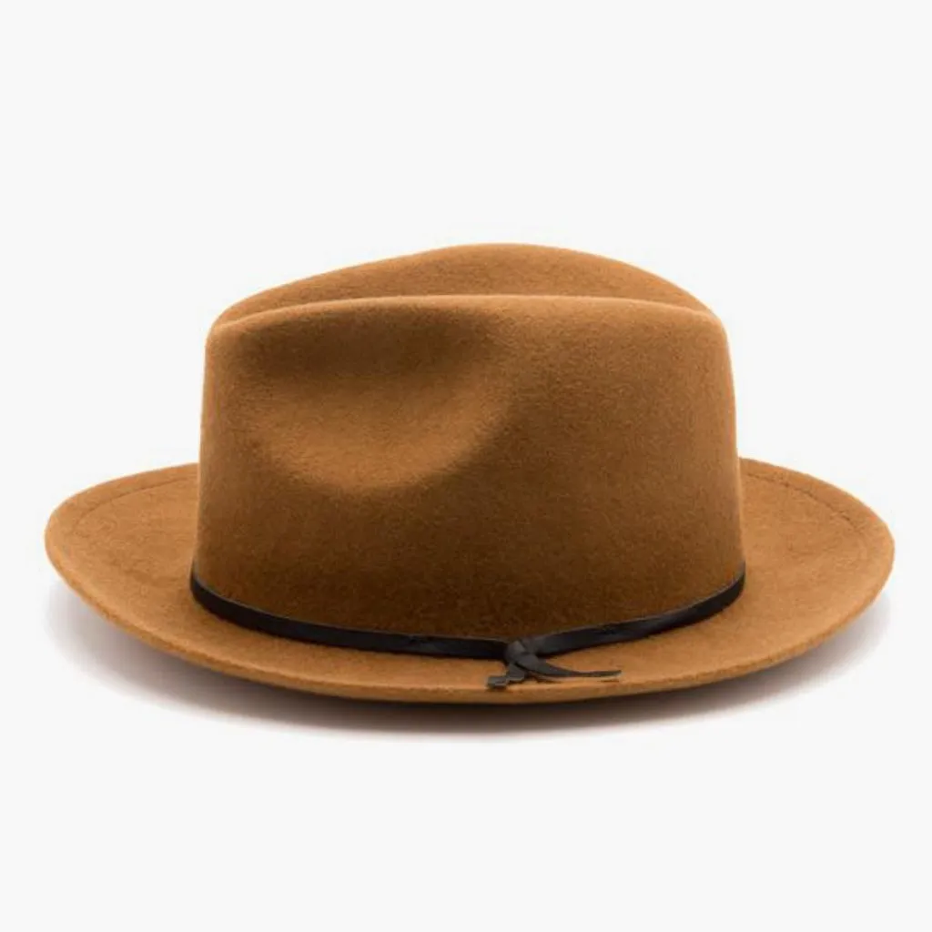 Yellow108 Luke Fedora | Caramel