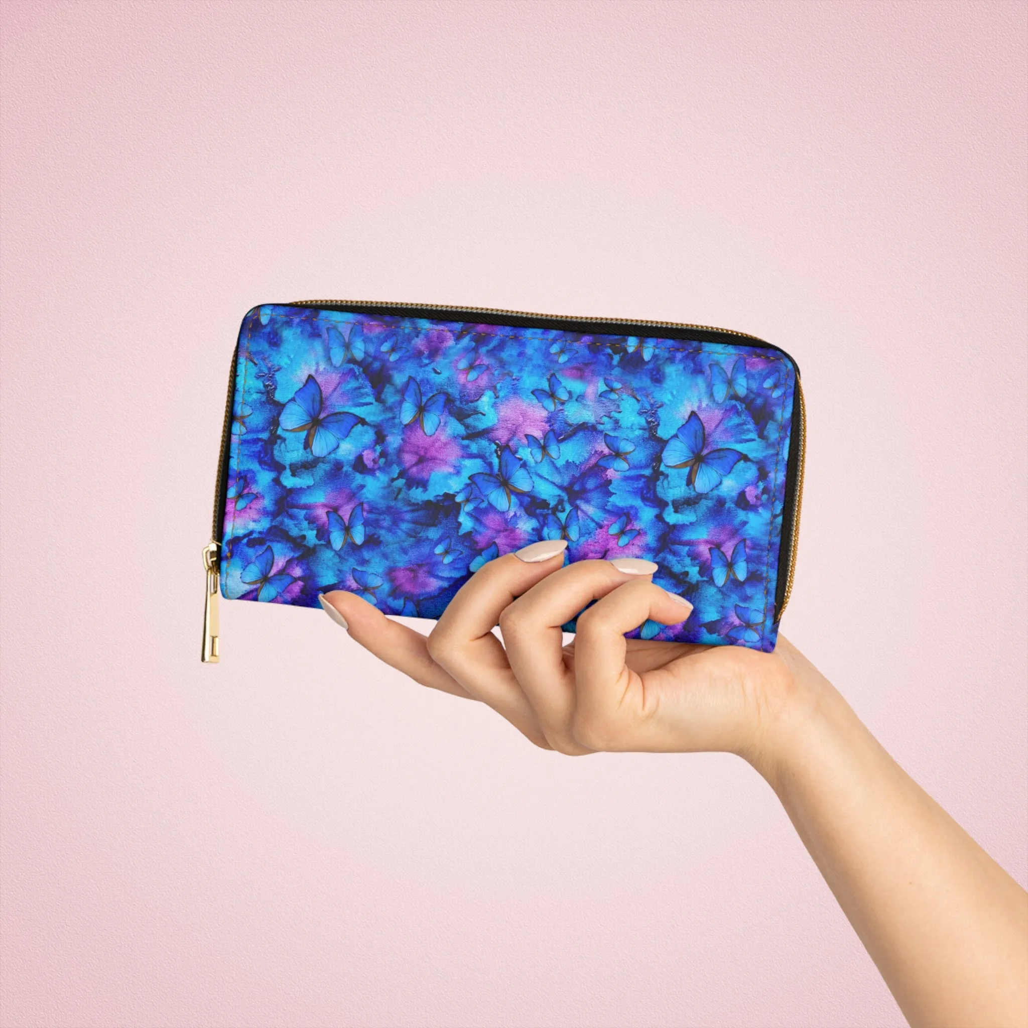 Zipper Wallet - Dancing with Butterflies